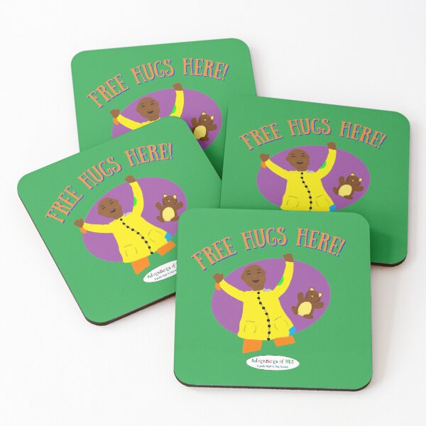 Item preview, Adventures of Neo - Free Hugs Here! (on green) designed and sold by AdventuresOfNeo.