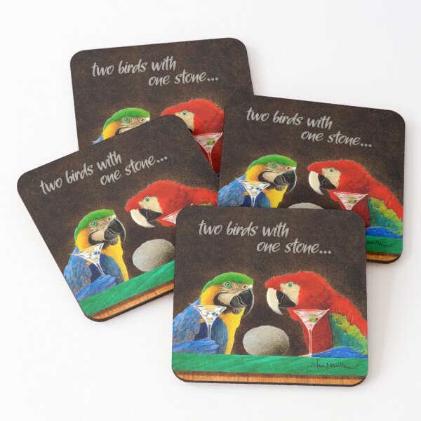 Item preview, two birds with one stone...  designed and sold by Will Bullas Studio.
