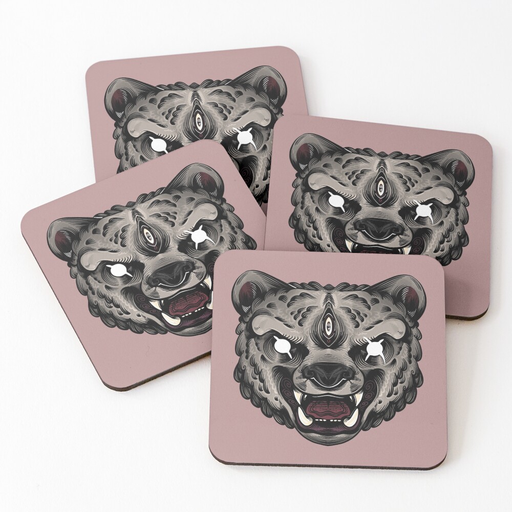 Item preview, Coasters (Set of 4) designed and sold by commoncat.