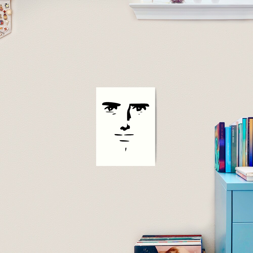 Yaranaika? (や ら な い) Anime Meme Face | Art Board Print