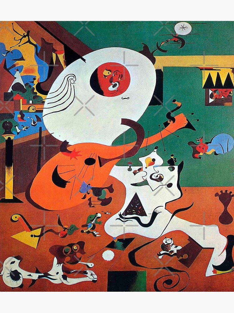 Dutch Interior I-Joan Miro | Poster