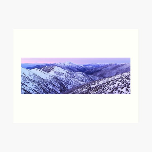 Mt Feathertop Twilight, Victoria, Australia Art Print