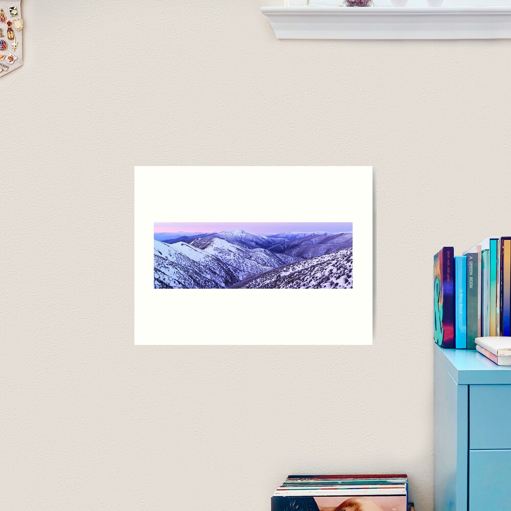 Mt Feathertop Twilight, Victoria, Australia Art Print