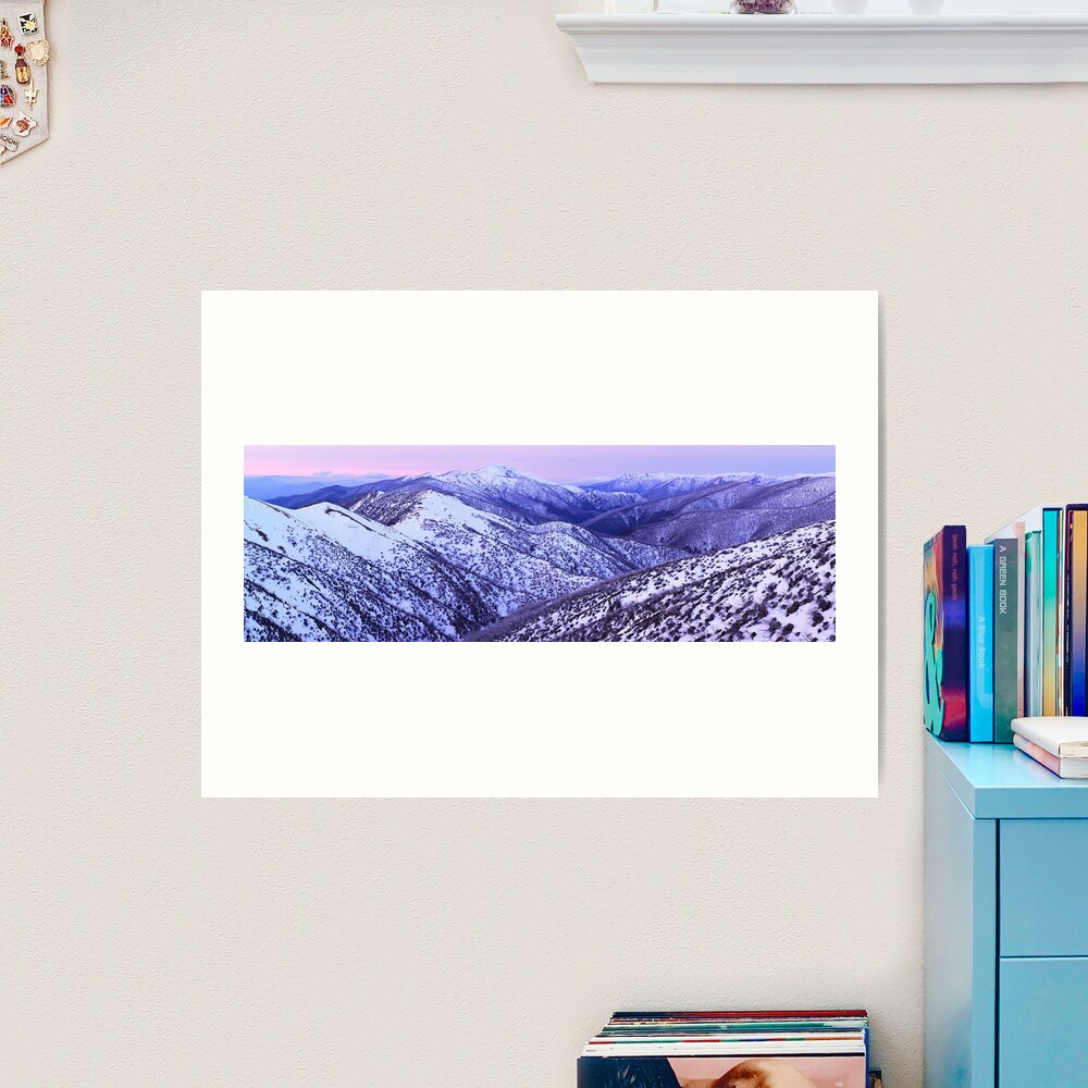 Mt Feathertop Twilight, Victoria, Australia Art Print