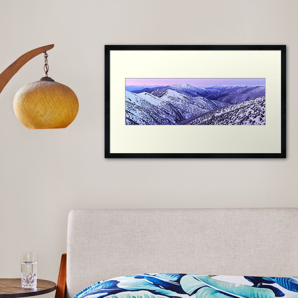 Mt Feathertop Twilight, Victoria, Australia Framed Art Print