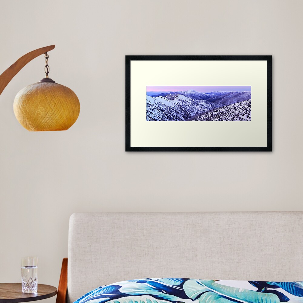 Mt Feathertop Twilight, Victoria, Australia Framed Art Print