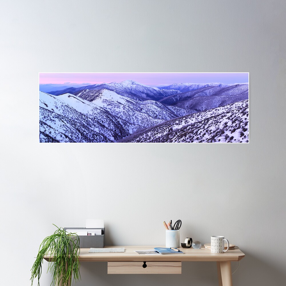 Mt Feathertop Twilight, Victoria, Australia Poster
