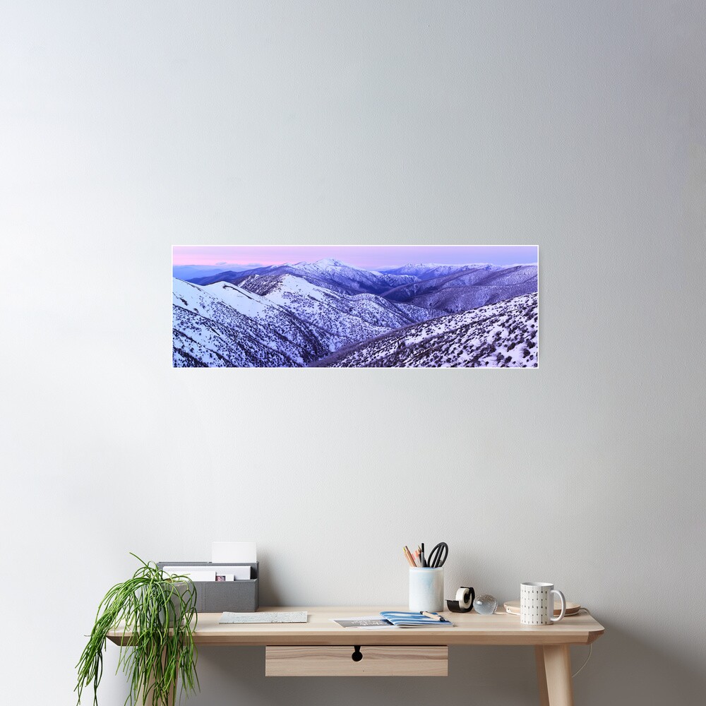 Mt Feathertop Twilight, Victoria, Australia Poster