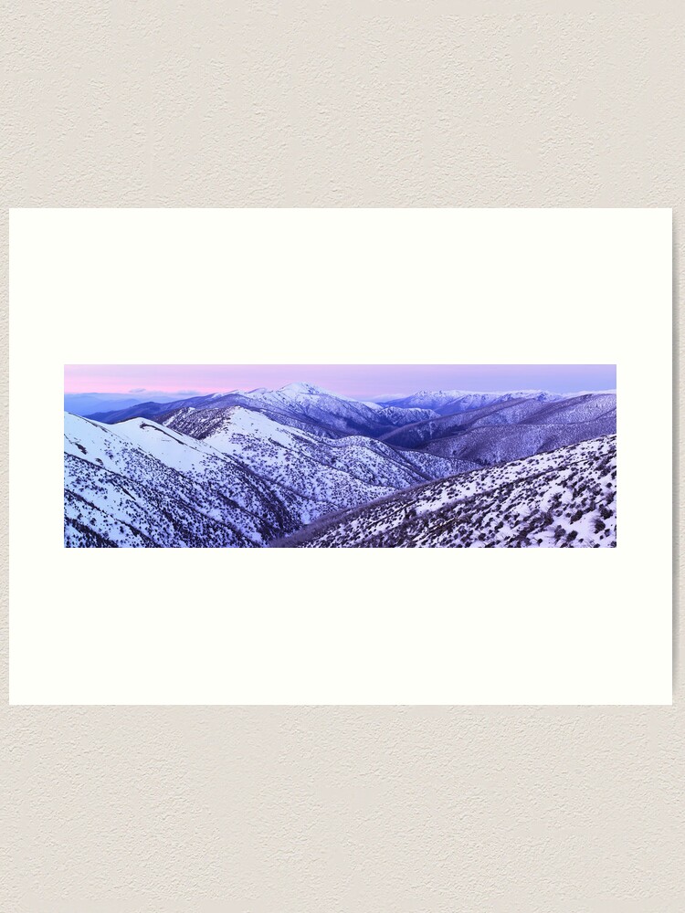 Alternate view of Mt Feathertop Twilight, Victoria, Australia Art Print