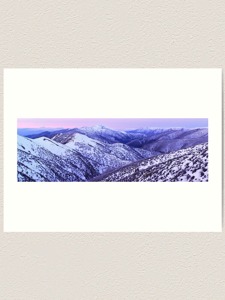 Alternate view of Mt Feathertop Twilight, Victoria, Australia Art Print