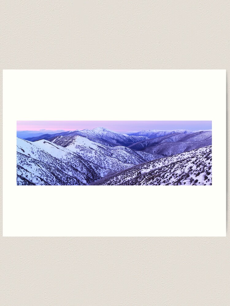 Alternate view of Mt Feathertop Twilight, Victoria, Australia Art Print