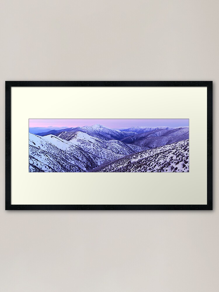 Alternate view of Mt Feathertop Twilight, Victoria, Australia Framed Art Print