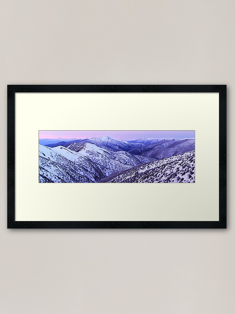 Alternate view of Mt Feathertop Twilight, Victoria, Australia Framed Art Print