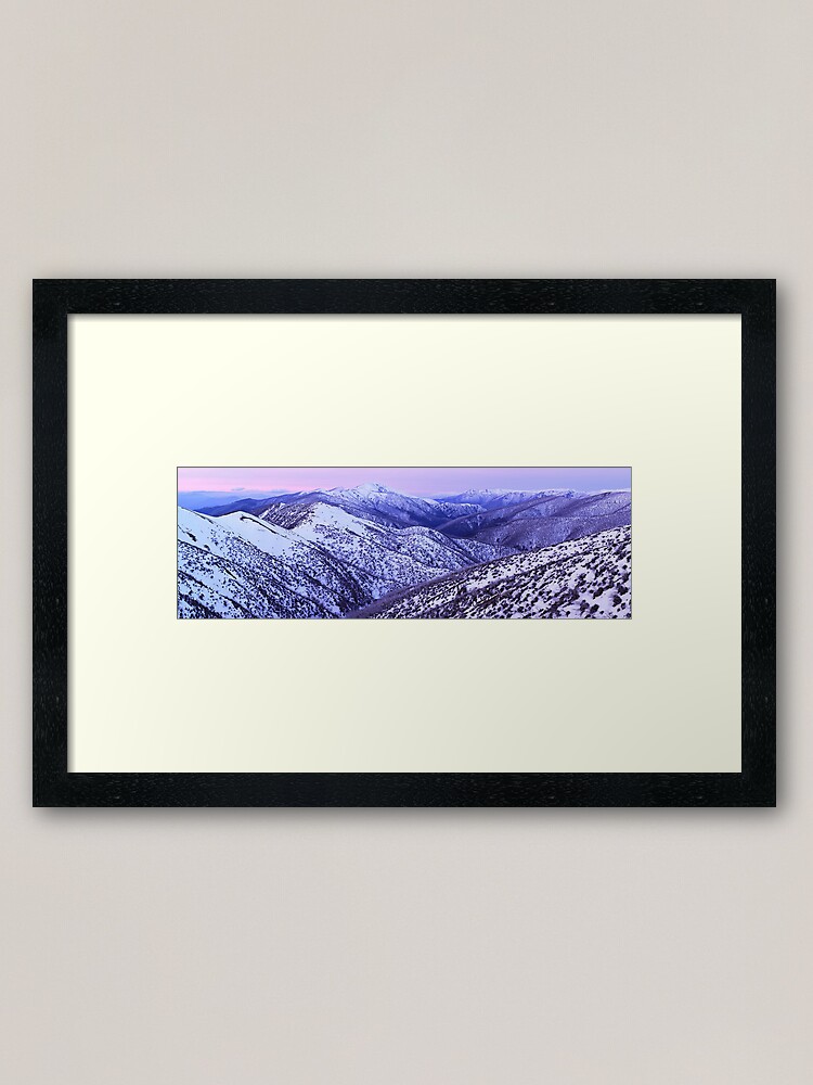 Alternate view of Mt Feathertop Twilight, Victoria, Australia Framed Art Print