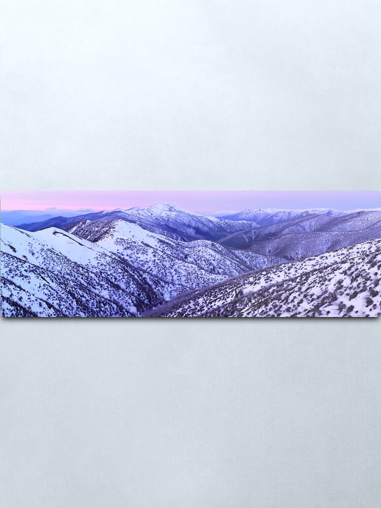 Alternate view of Mt Feathertop Twilight, Victoria, Australia Metal Print