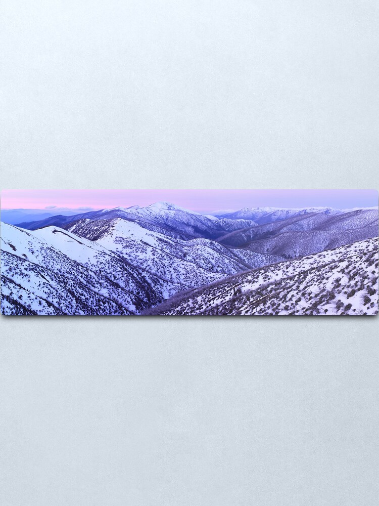 Alternate view of Mt Feathertop Twilight, Victoria, Australia Metal Print