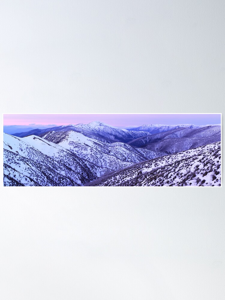 Alternate view of Mt Feathertop Twilight, Victoria, Australia Poster