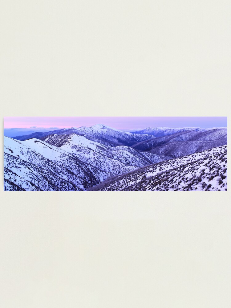 Alternate view of Mt Feathertop Twilight, Victoria, Australia Photographic Print