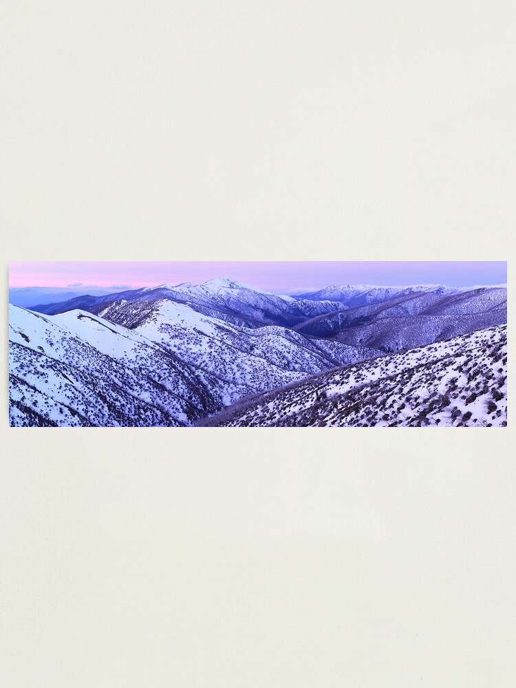Alternate view of Mt Feathertop Twilight, Victoria, Australia Photographic Print