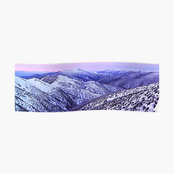 Mt Feathertop Twilight, Victoria, Australia Poster