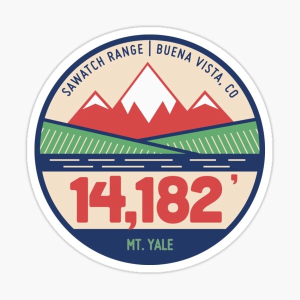 Mt Yale - Plains Color Sticker