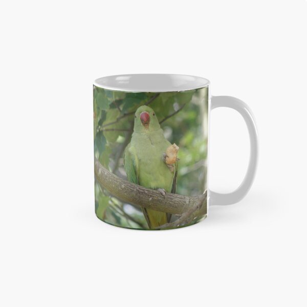 Item preview, Funny Ring Necked Parakeet and Peanut Photograph designed and sold by naturegallery.