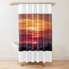 Sunset - Italian Coast Shower Curtain