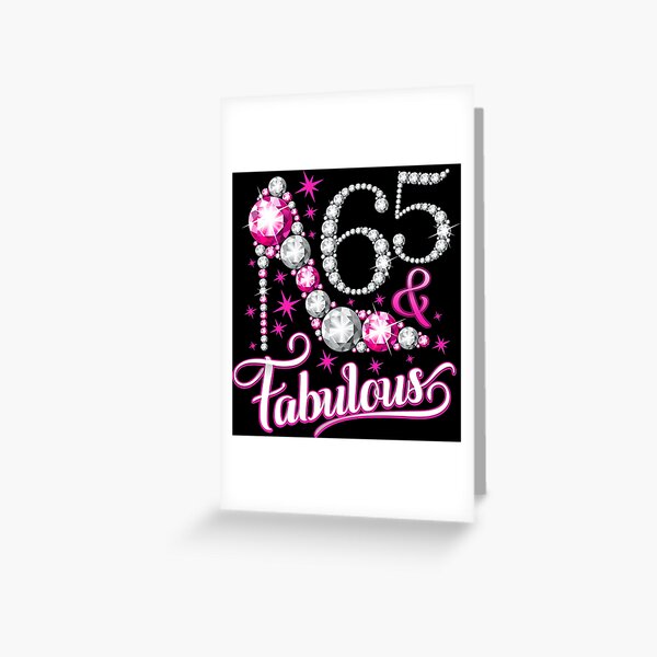 Item preview, 65th Birthday design. 65 & Fabulous lady’s  designed and sold by iclipart.