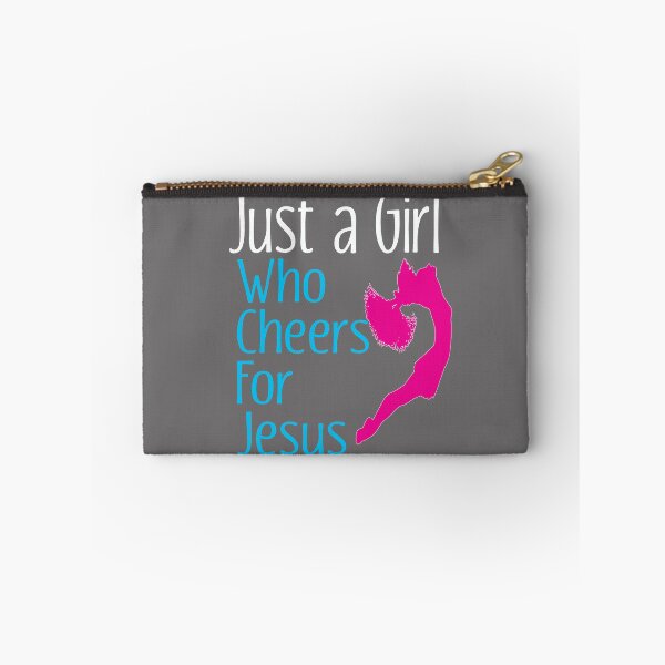 Item preview, Just A Girl Who Cheers for  Jesus Christian Cheerleader Gift designed and sold by LGamble12345.