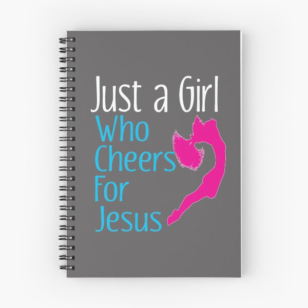 Item preview, Just A Girl Who Cheers for  Jesus Christian Cheerleader Gift designed and sold by LGamble12345.