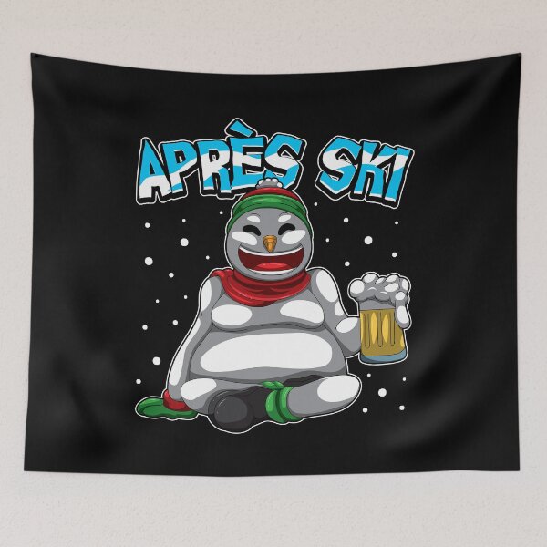 Item preview, Apres Ski Snowman - Ski Lodge Skiing Snowboard designed and sold by anziehend.