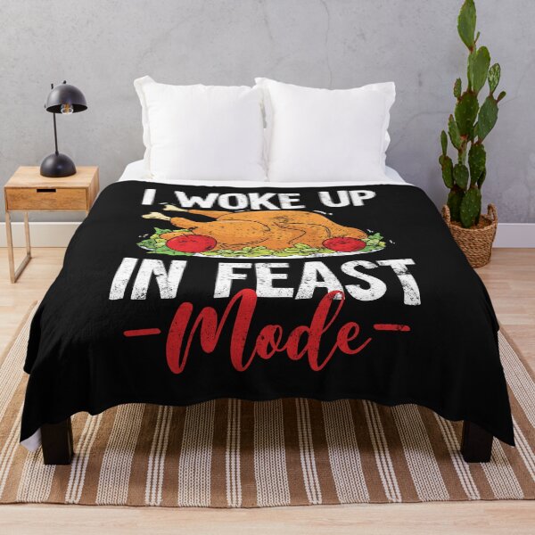 Item preview, I Woke Up in Feast Mode Thanksgiving Party Humor Tee designed and sold by findgreatshirts.