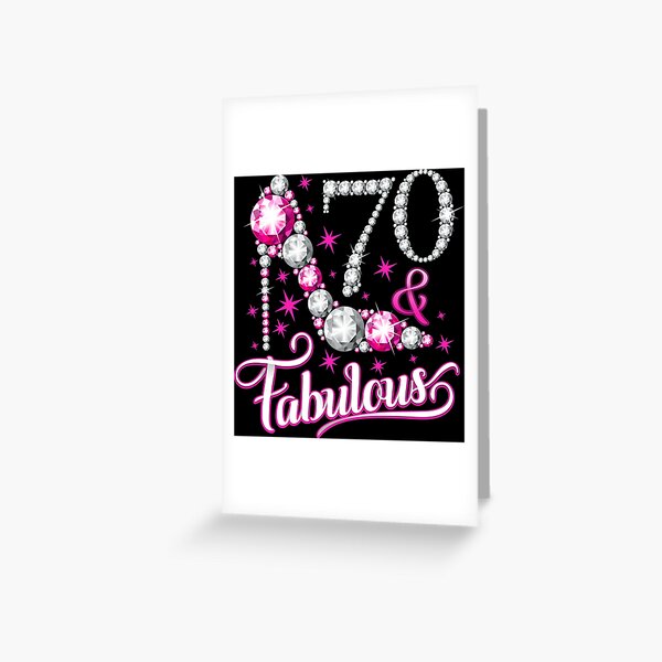 Item preview, 70th Birthday design. 70 & Fabulous lady’s  designed and sold by iclipart.