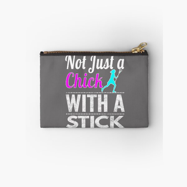 Item preview, Funny Lacrosse gift Design   LAX Not Just A Chick with a Stick Lacrosse designed and sold by LGamble12345.