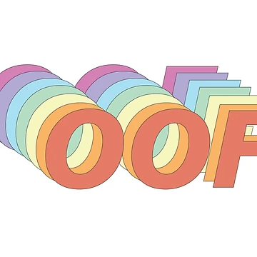 Artwork thumbnail, OOF rainbow by RubyIsNotCool