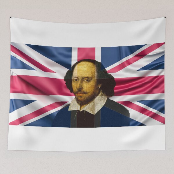 Item preview, British Flag - William Shakespeare designed and sold by weavernap.