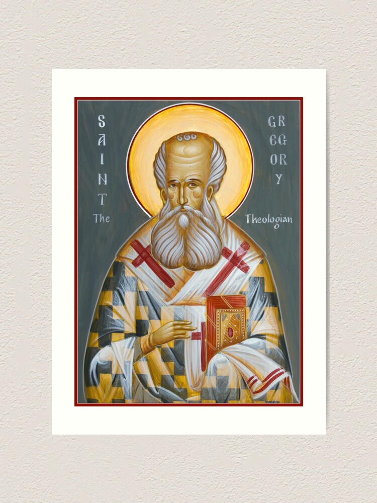 Alternate view of St Gregory the Theologian Art Print