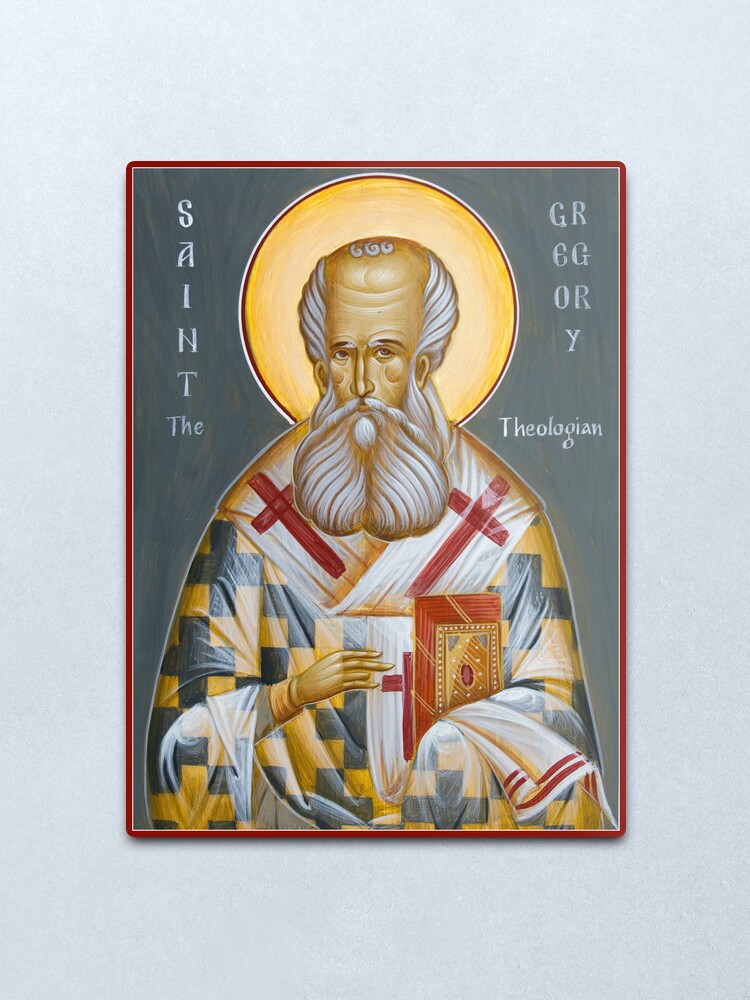Alternate view of St Gregory the Theologian Metal Print