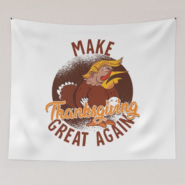 Item preview, Make Thanksgiving Great Again Funny Trump Turkey designed and sold by findgreatshirts.