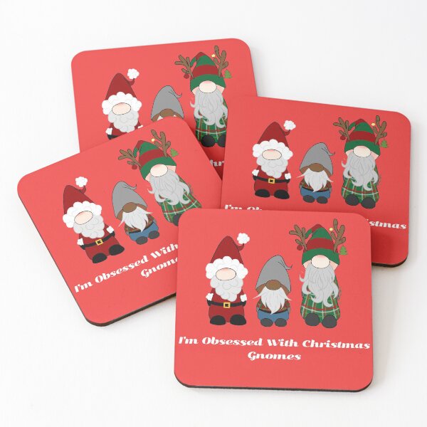Item preview, I'm Obsessed with Christmas Gnomes designed and sold by Waffle Monster.