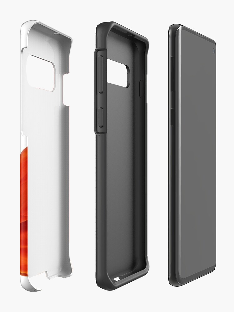 Alternate view of Orange Poppy By Dianna Derhak Case & Skin for Samsung Galaxy