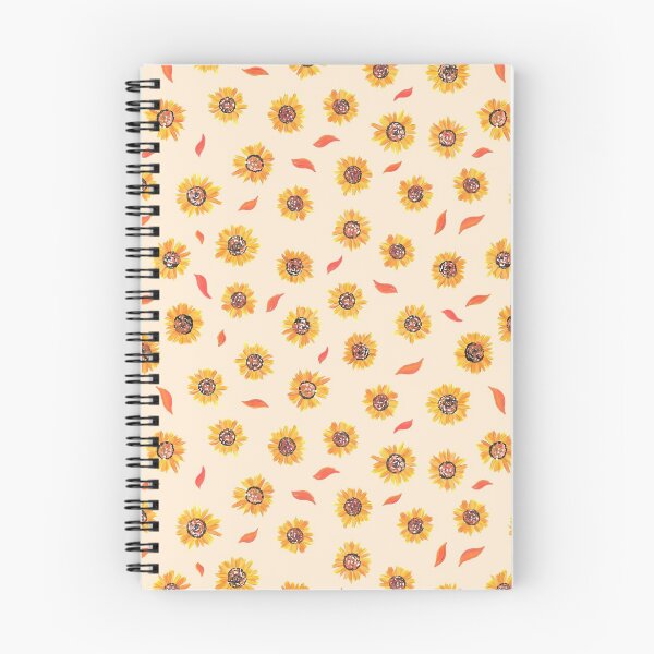 Item preview, Sunflower print on pale gold designed and sold by Theysaurus.