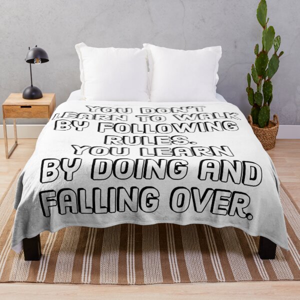 Item preview, Entrepreneur Quotes - You don’t learn to walk by following rules. You learn by doing and falling over. designed and sold by Inspirationmotivation.