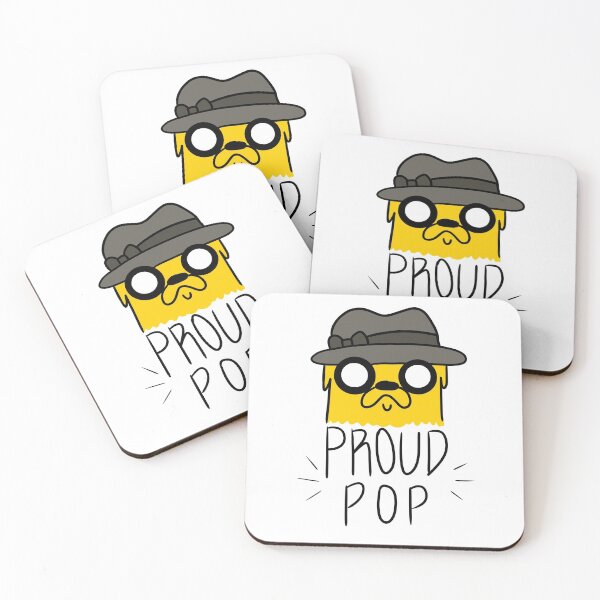 Proud Pop-- Jake Coasters (Set of 4)