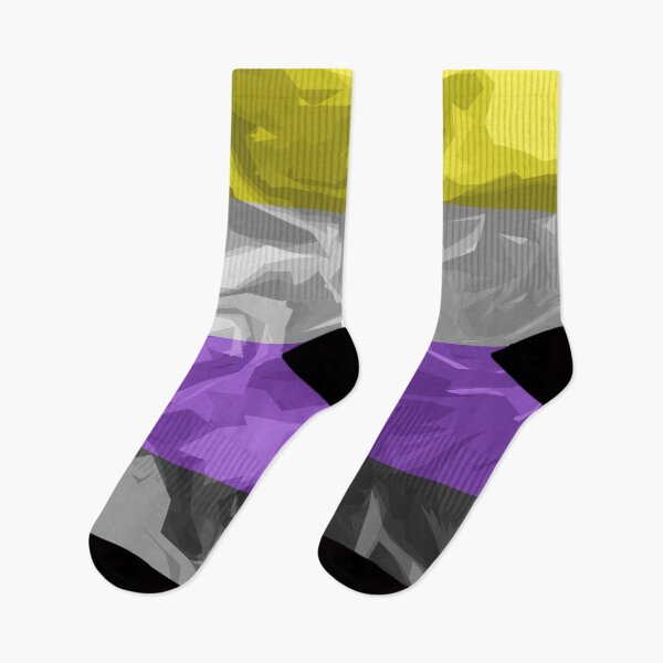 Item preview, Textured Abstract Nonbinary Pride Flag Large Series 2 designed and sold by AbstruseArtisan.