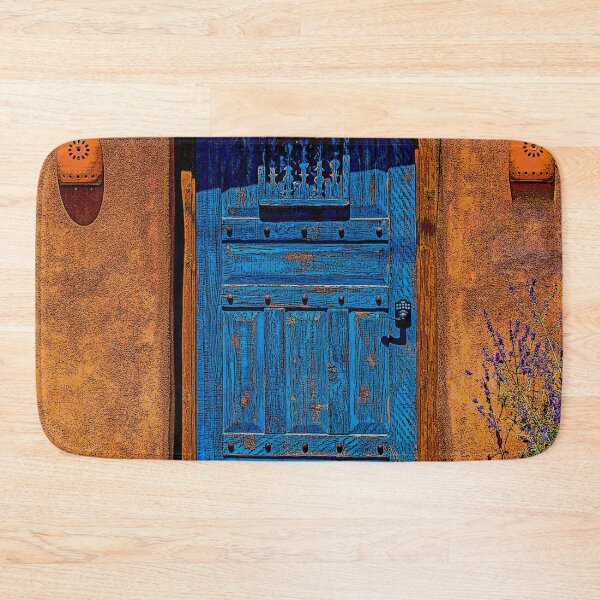 Item preview, Carved Torquoise Door in Old Mesilla designed and sold by William E Lopez.