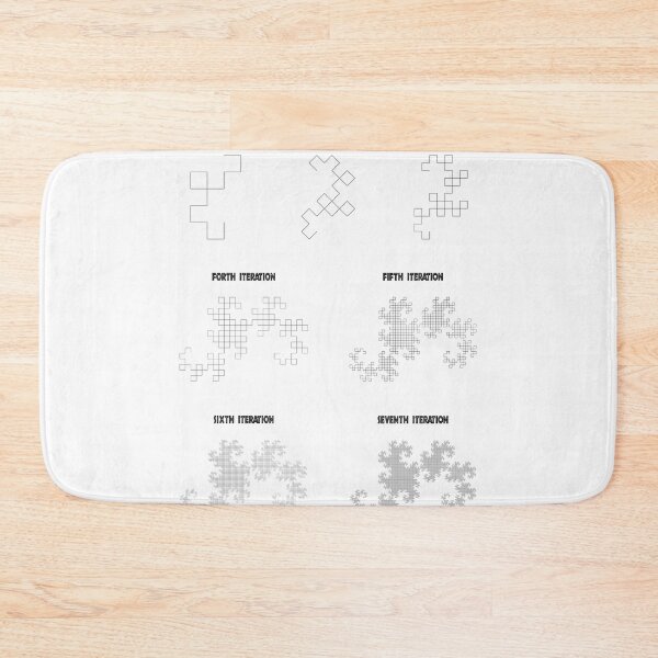 Item preview, Jurassic Park Dragon Curve Iterations designed and sold by thetshirtworks.