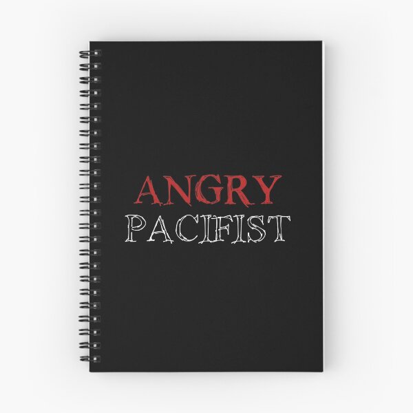 Item preview, Angry Pacifist - Red And Half White Ink designed and sold by Djidiouf.