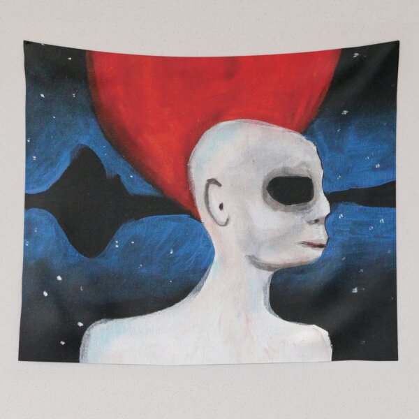 Item preview, Zombie Punk Loveheart in Assynt landscape with Suilven designed and sold by David Hutchison.