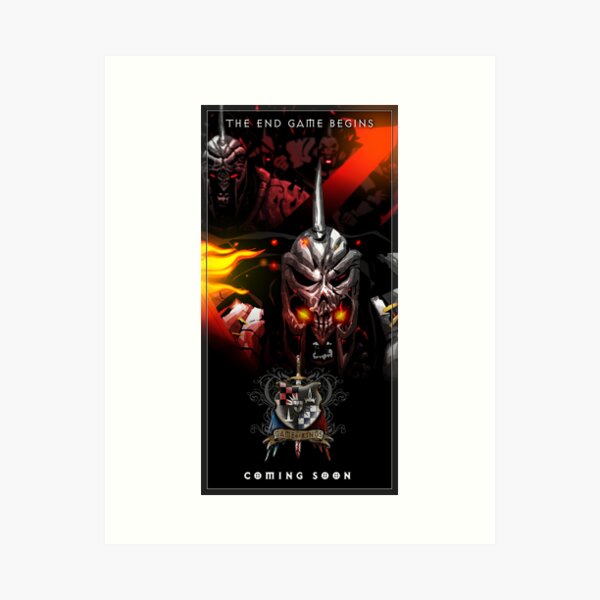 The Game of Kings - The Endgame Begins 9 May Art Print